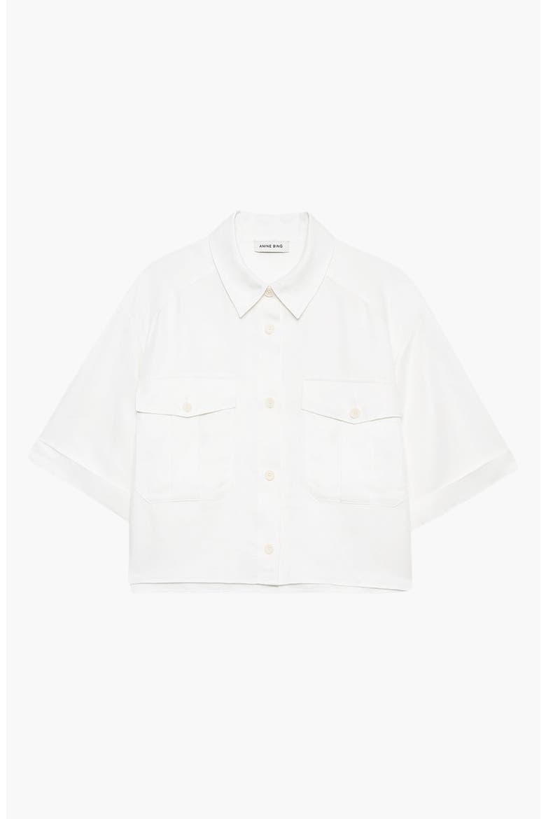 Edith Shirt, Alternate, color, Ivory