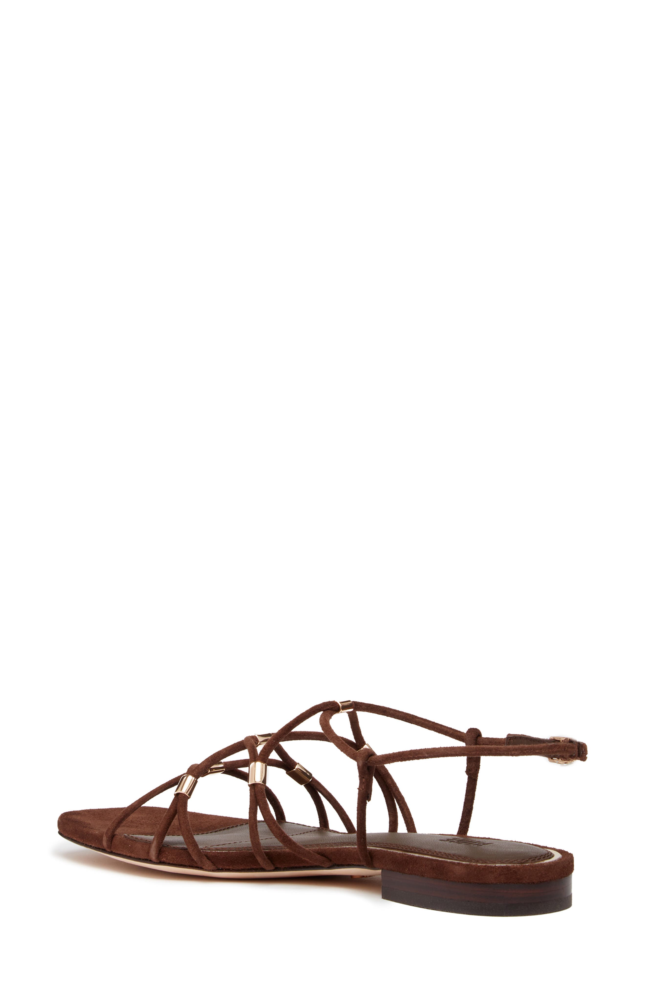 Aurora Ankle Strap Sandal, Alternate, color, CHOCOLATE