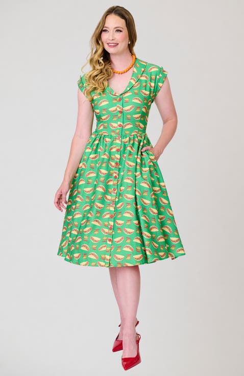Cafe Swing Dress