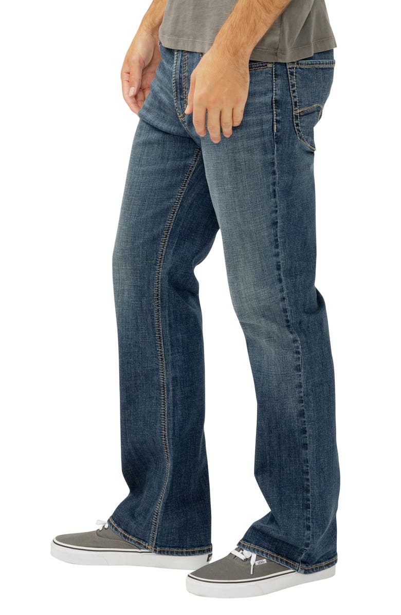 Silver Jeans Co. Craig Relaxed Fit Bootcut Jeans, Alternate, color, Castillo