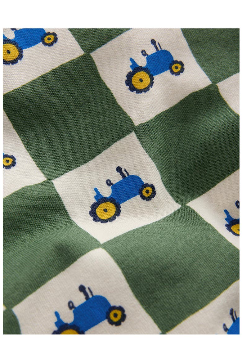 Kids' Sweatshirt & Leggings 2-Piece Set, Alternate, color, GREEN CHECK TRACTORS