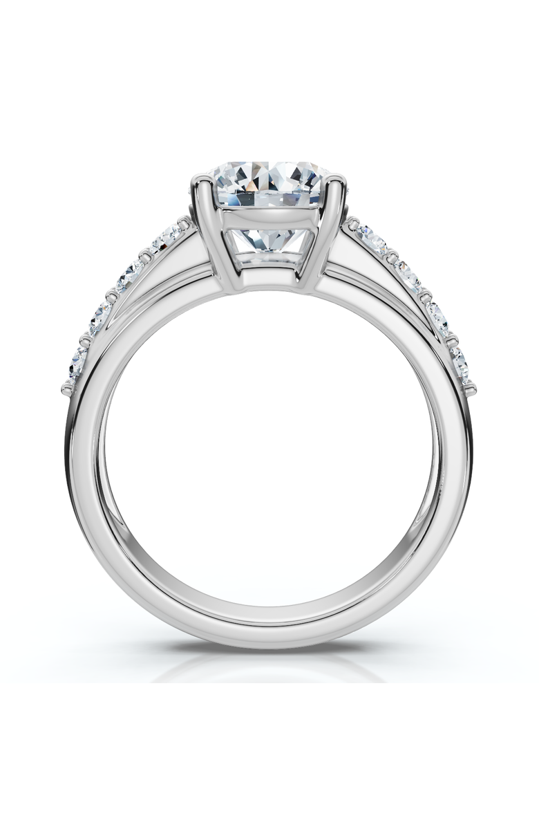 Bliss Diamond Certified 2 1/2Ct Diamond Engagement Wedding Ring Set 14k Gold Lab Grown, Alternate, color, 14K White Gold