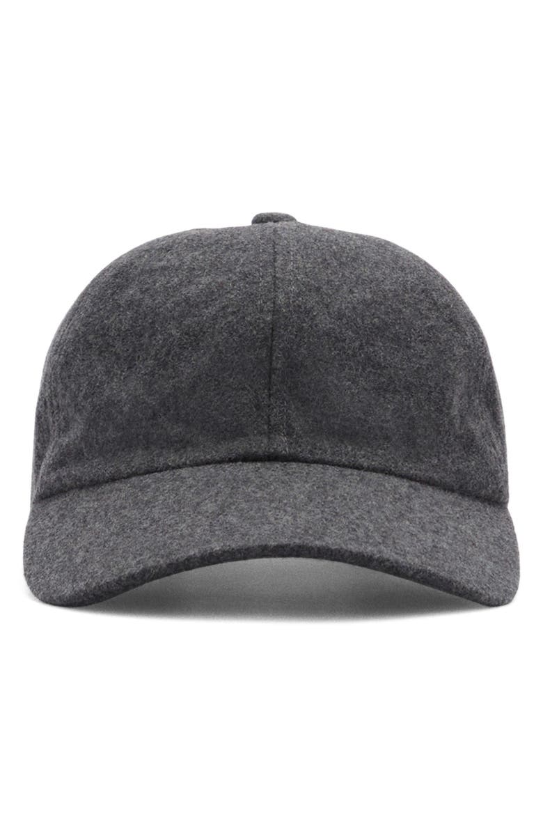 MANGO Wool Blend Baseball Cap, Main, color, 