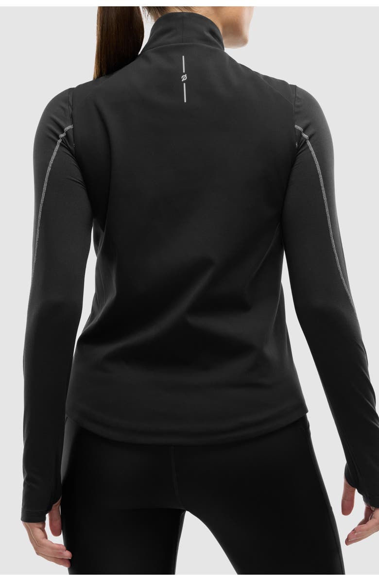 Peloton Women's Padded Full Zip Run Vest, Alternate, color, Black