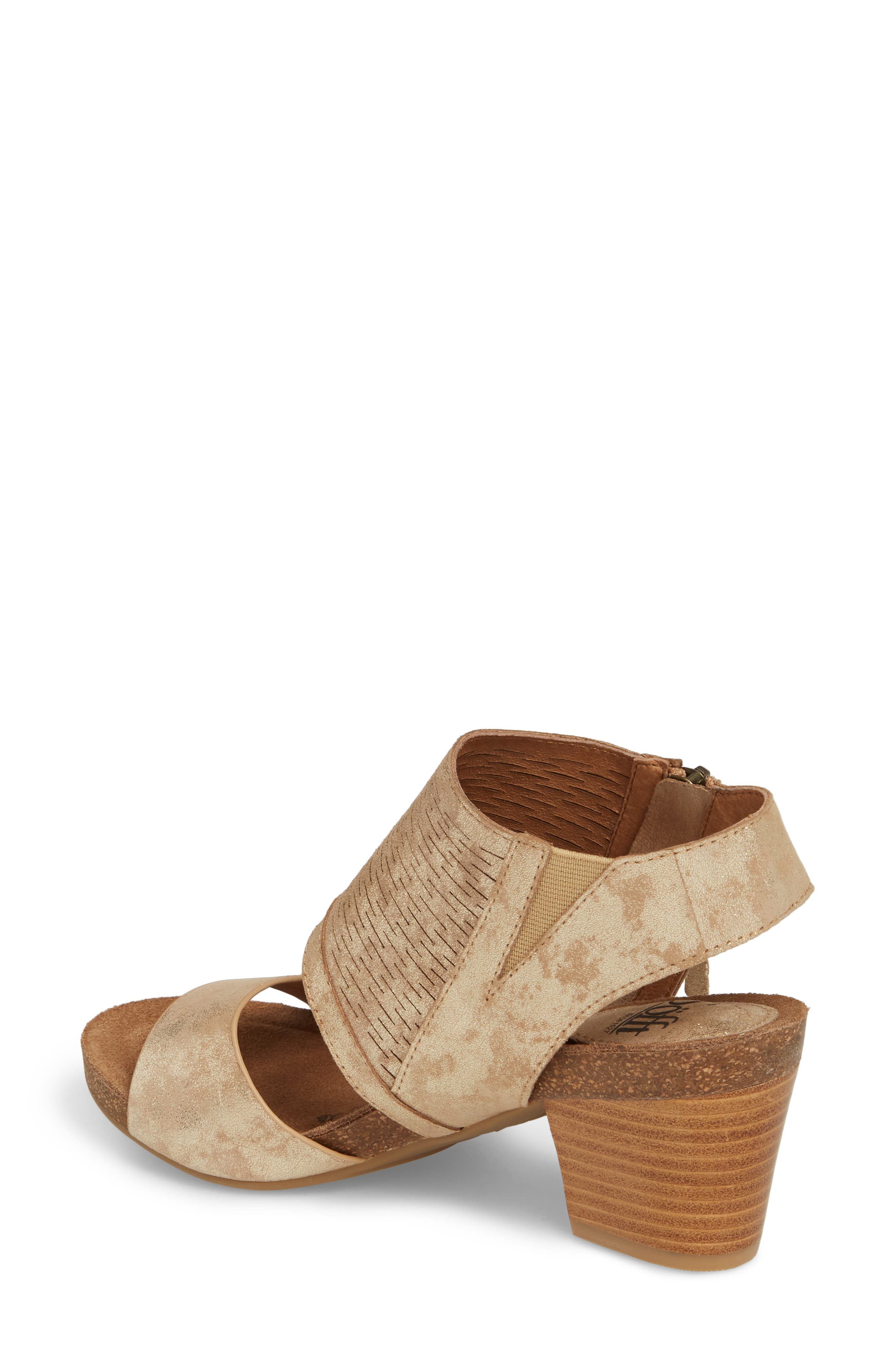 Söfft Milan Block Heel Sandal, Alternate, color, 