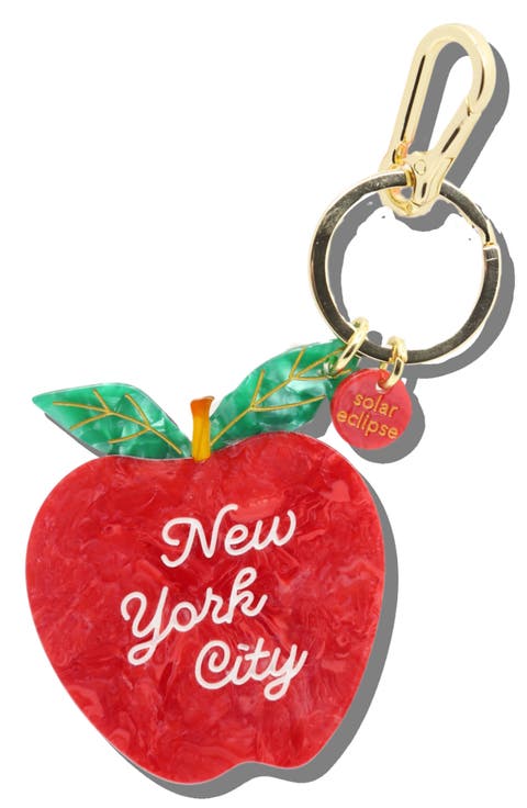 Hand-Painted New York Apple Bag Charm