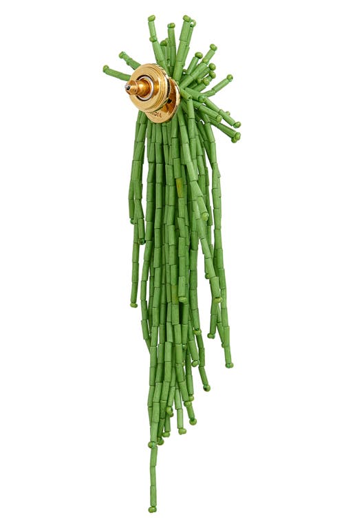 Oscar De La Renta Firework Tassel Clip-on Earrings