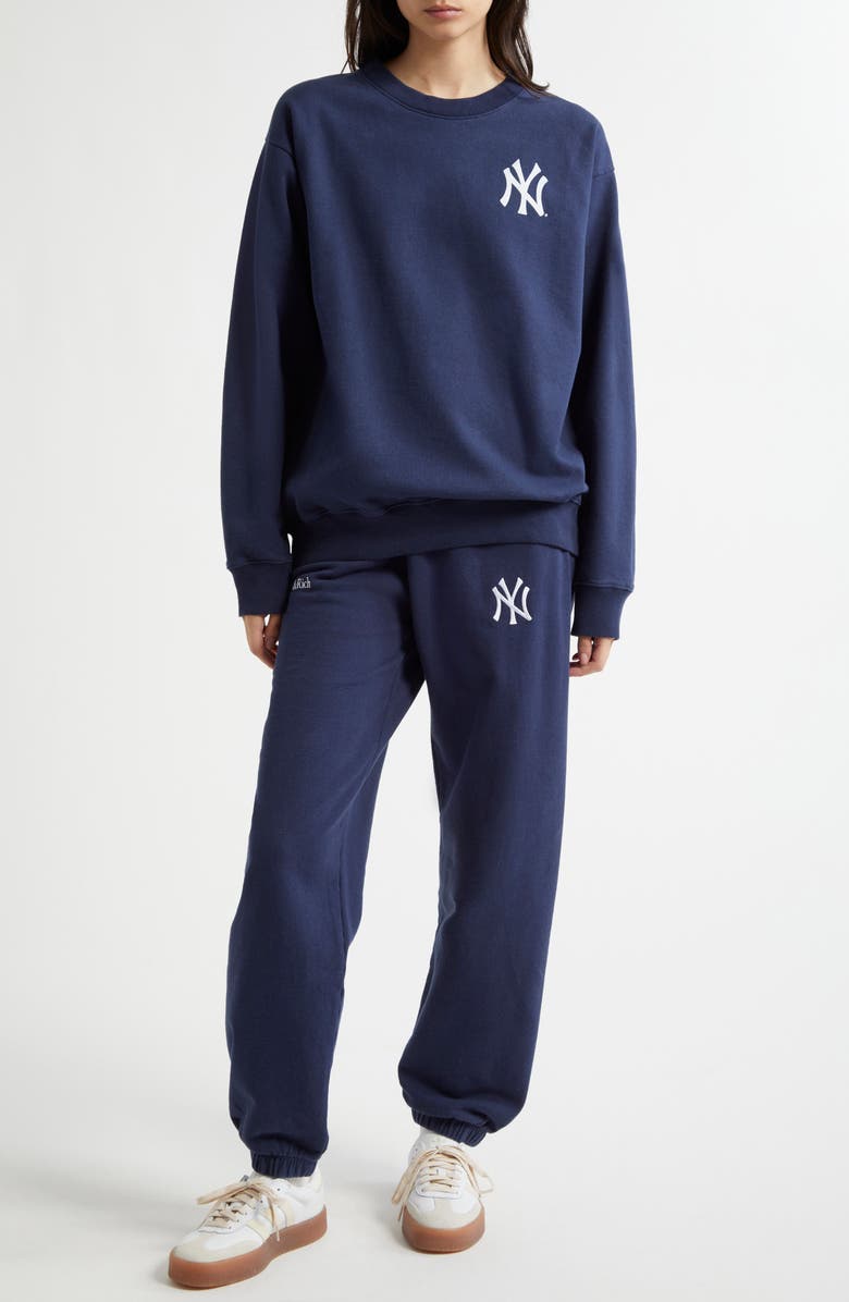 Sporty & Rich YANKEES SERIF SWEATPANT, Alternate, color, 