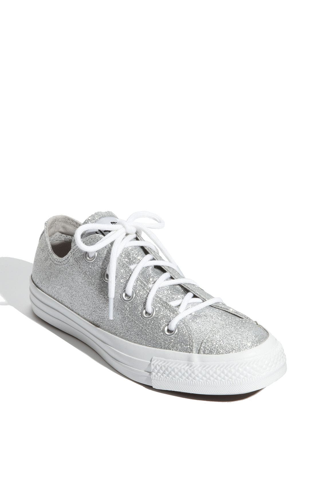 Chuck Taylor® 'Winter Glitz' Sneaker, Main, color, SILVER