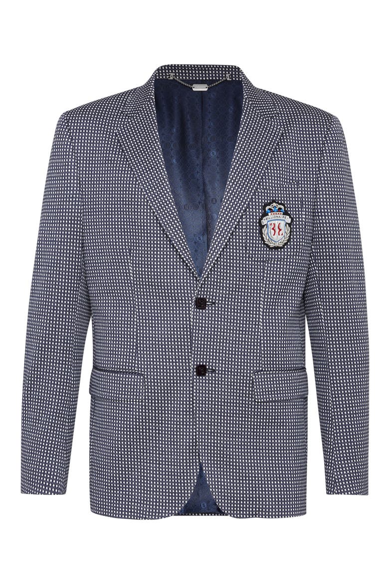 Blazer Crest Men, Main, color, darkblue