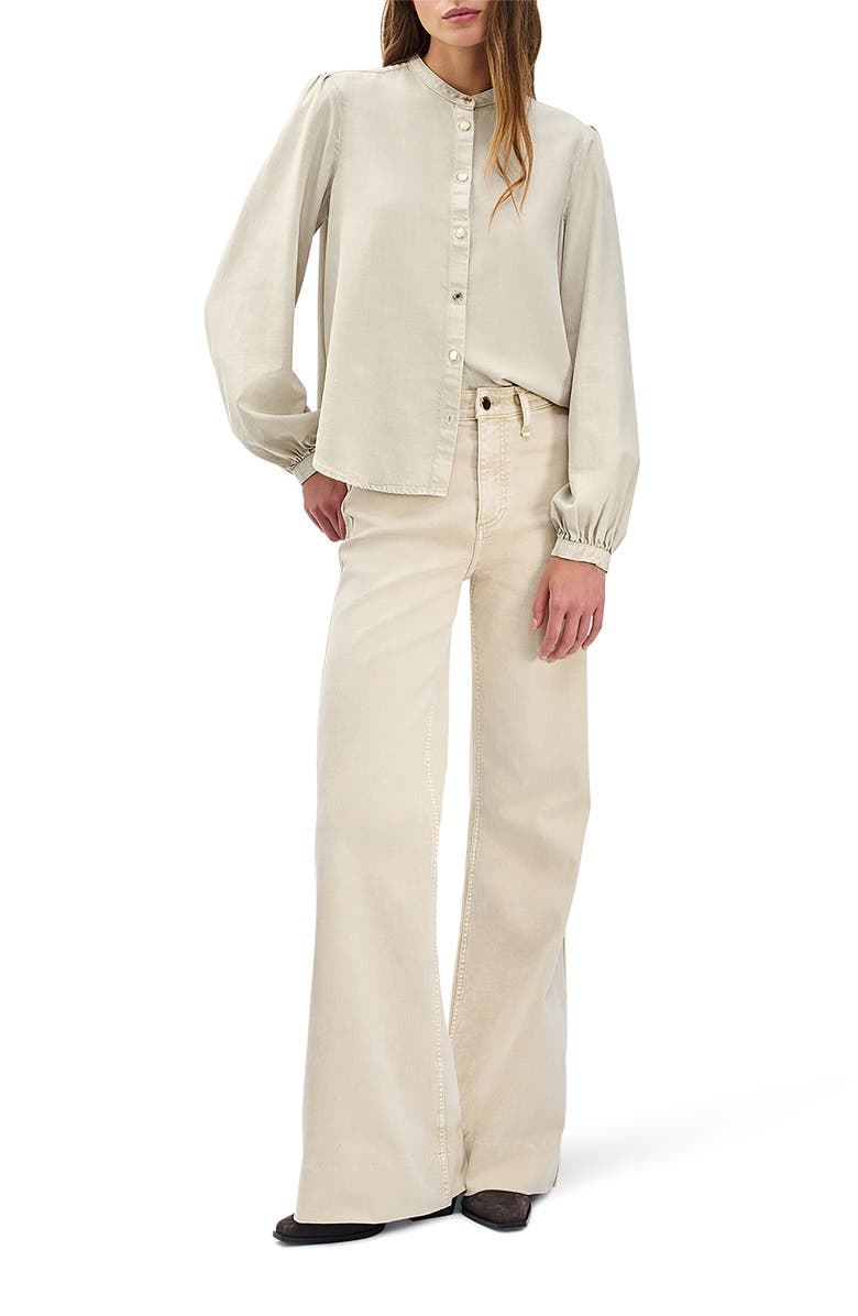 rag & bone Sandra Shirt, Alternate, color, Sandstone