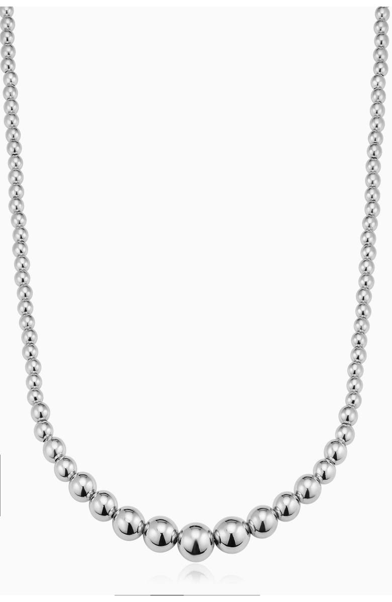 Oradina Sterling Silver Belle of the Ball Neckace, Main, color, Silver