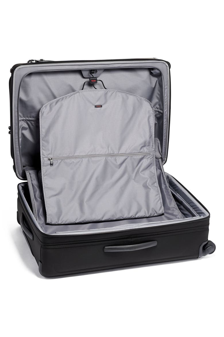 Alpha Large Expandable Checked Luggage, Alternate, color, BLACK