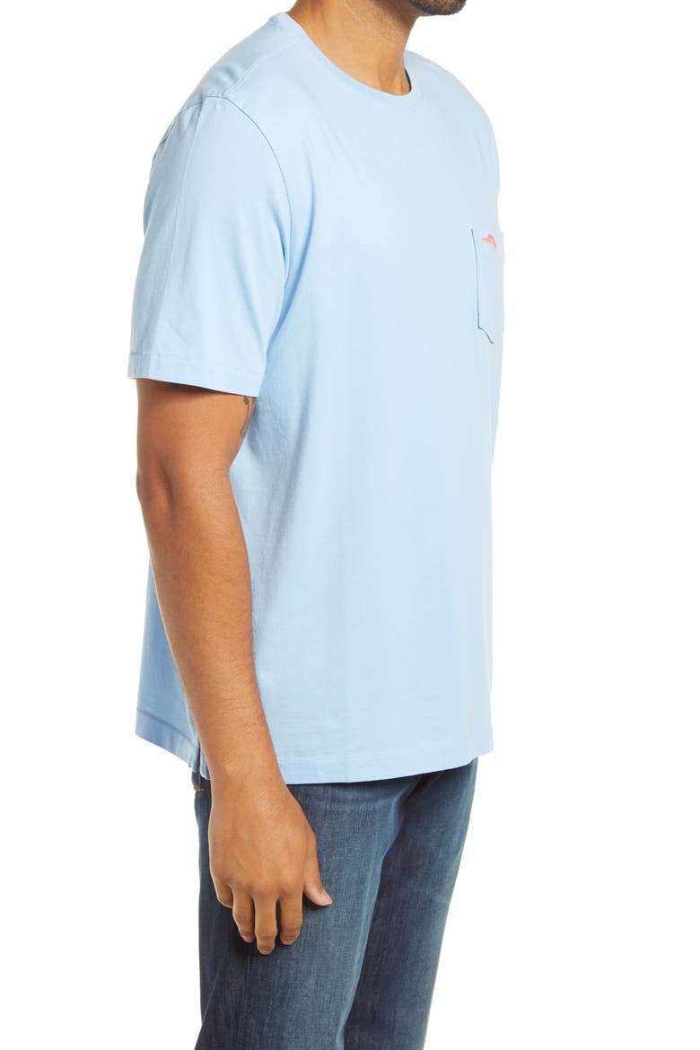 New Bali Sky Original Fit Pocket T-Shirt, Alternate, color, LT SKY
