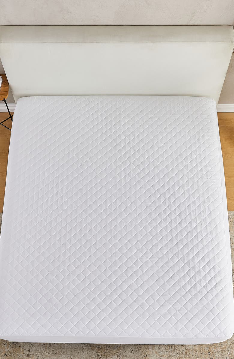 Woven & Weft Quilted Mattress Pad, Alternate, color, White