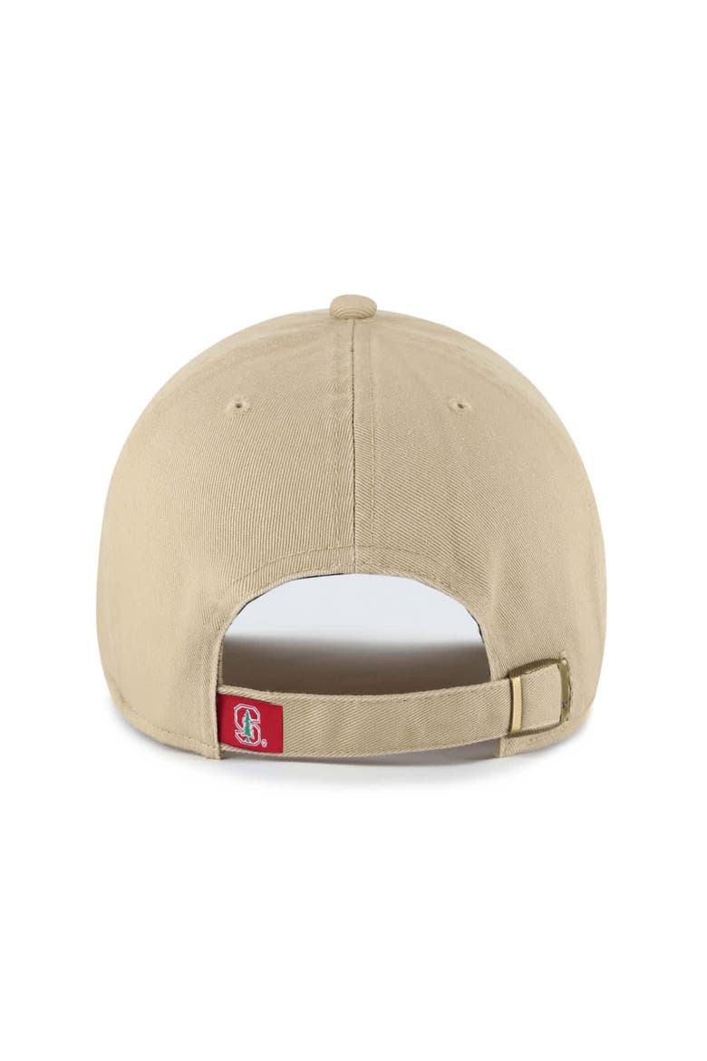 Men's '47 Khaki Stanford Cardinal Clean Up Adjustable Hat, Alternate, color, Khaki
