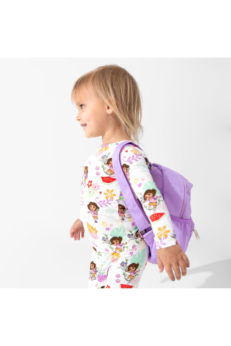 Kids' Dora Tropical Dreams Set of 2 Piece Pajamas, Alternate, color, Dora: Tropical Dreams