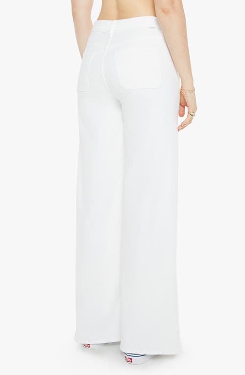 Shop Mother Undercover Sneak Patch Pocket Wide Leg Jeans In Fairest Of Them All