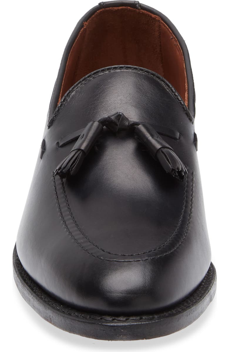 Allen Edmonds Grayson Tassel Loafer, Alternate, color, Black Leather