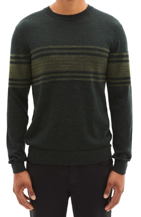 Swanson Engineered Stripe Wool Sweater