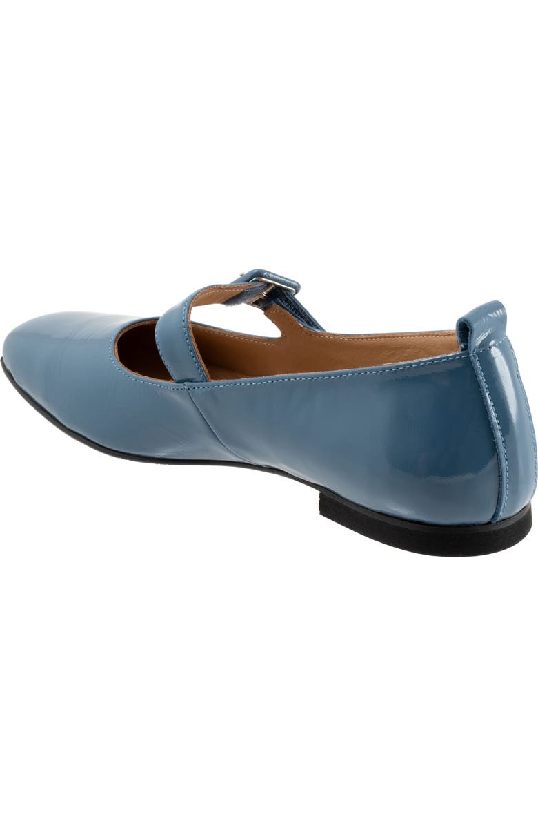 Bueno Eliana Mary Jane Flat, Alternate, color, Denim Patent