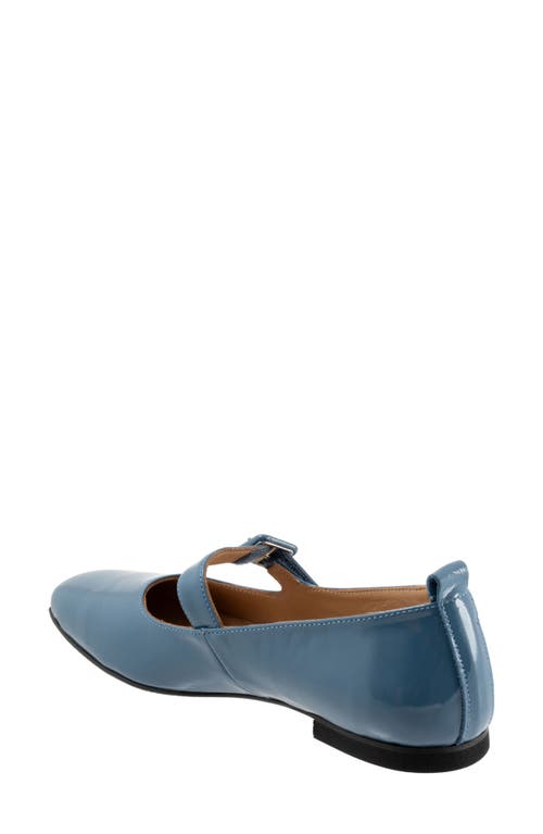 Bueno Eliana Mary Jane Flat In Blue
