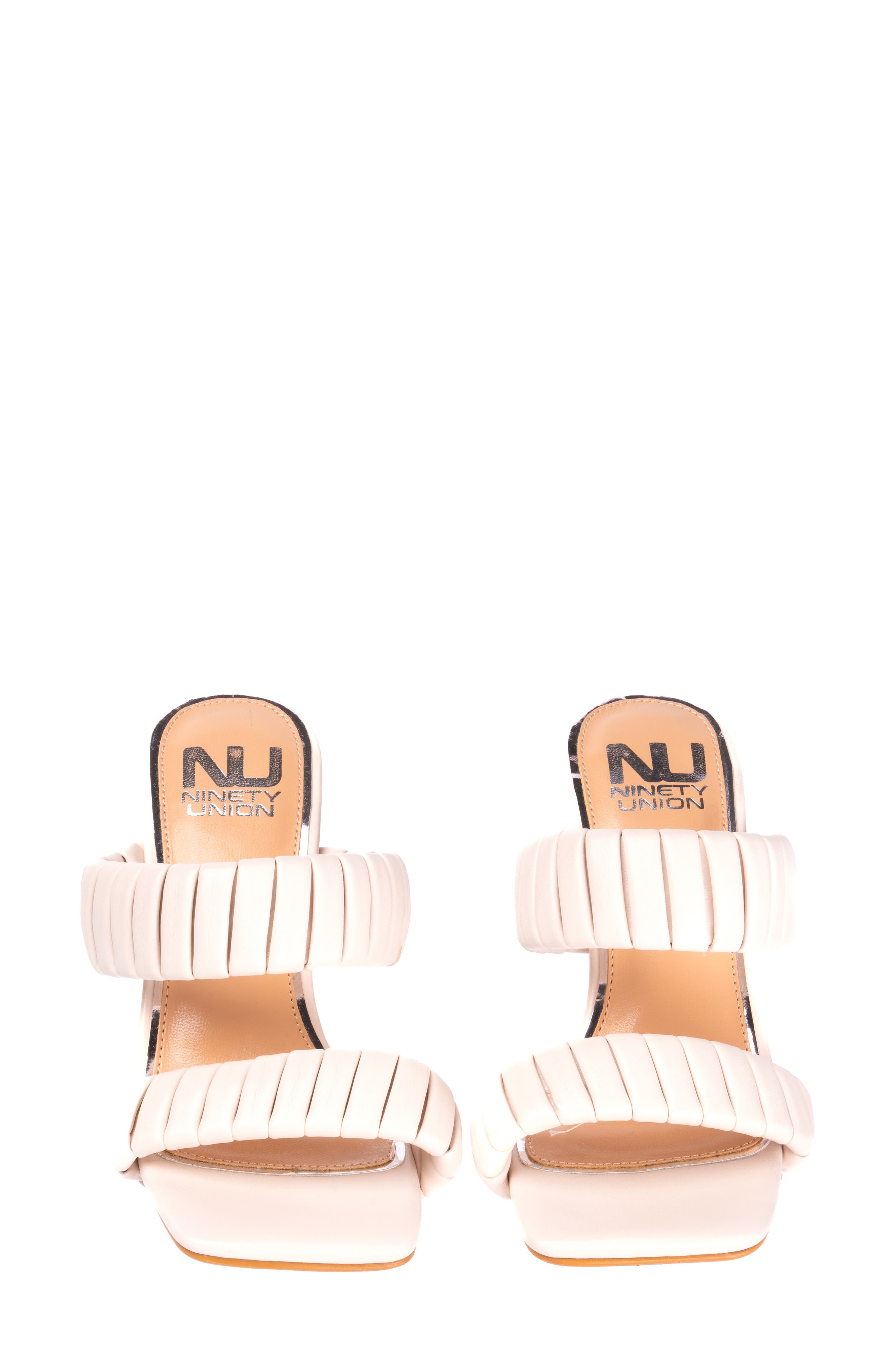 NINETY UNION Ash Heeled Sandal, Alternate, color, Ivory