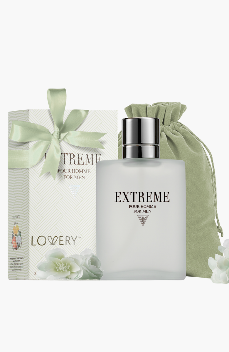 Lovery Men's Extreme Perfume Spray Gift Set, Main, color, Light Green / Sage