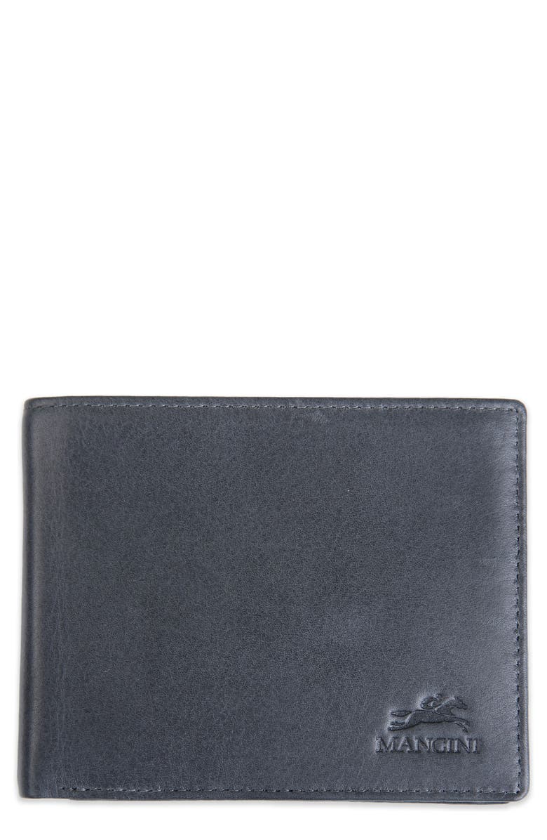 Mancini RFID Bifold Wallet, Main, color, Grey