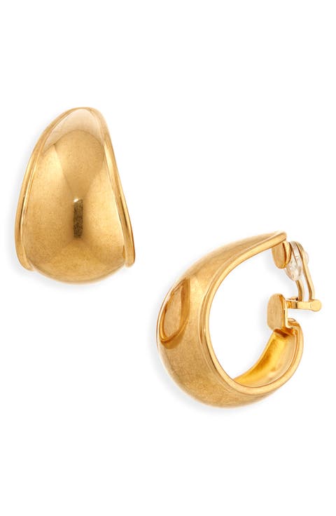 Gradient Bumpy Hoop Earrings