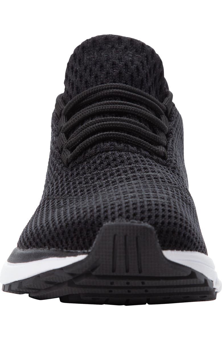 Propét Tour Knit Sneaker, Alternate, color, Black Fabric