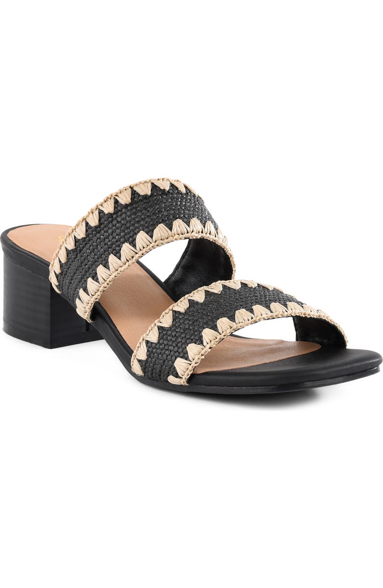 Seychelles Maui Two-Strap Sandal, Main, color, Black