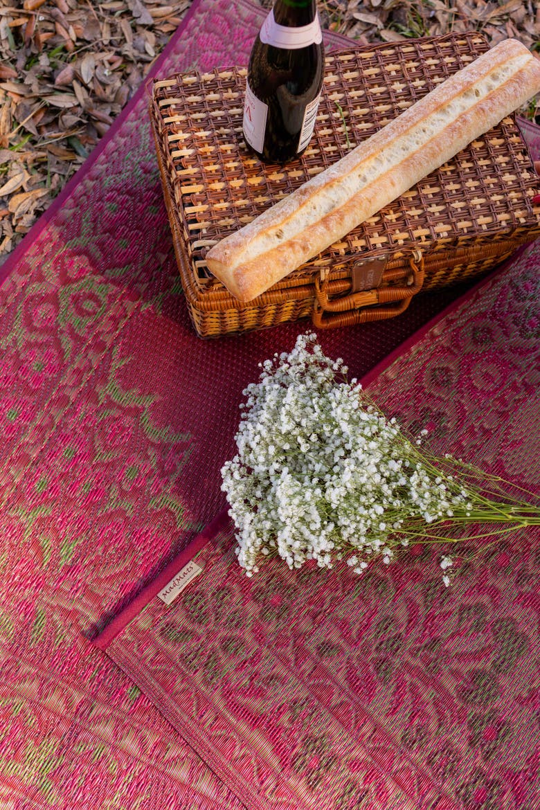 Bouquet Red Rug, Alternate, color, 6'x9'