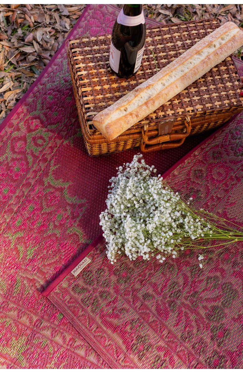 Mad Mats Bouquet Red Rug, Alternate, color, 6'X9'