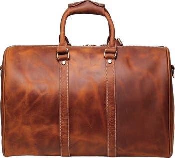 The Brandt Weekender | Small Leather Duffle Bag