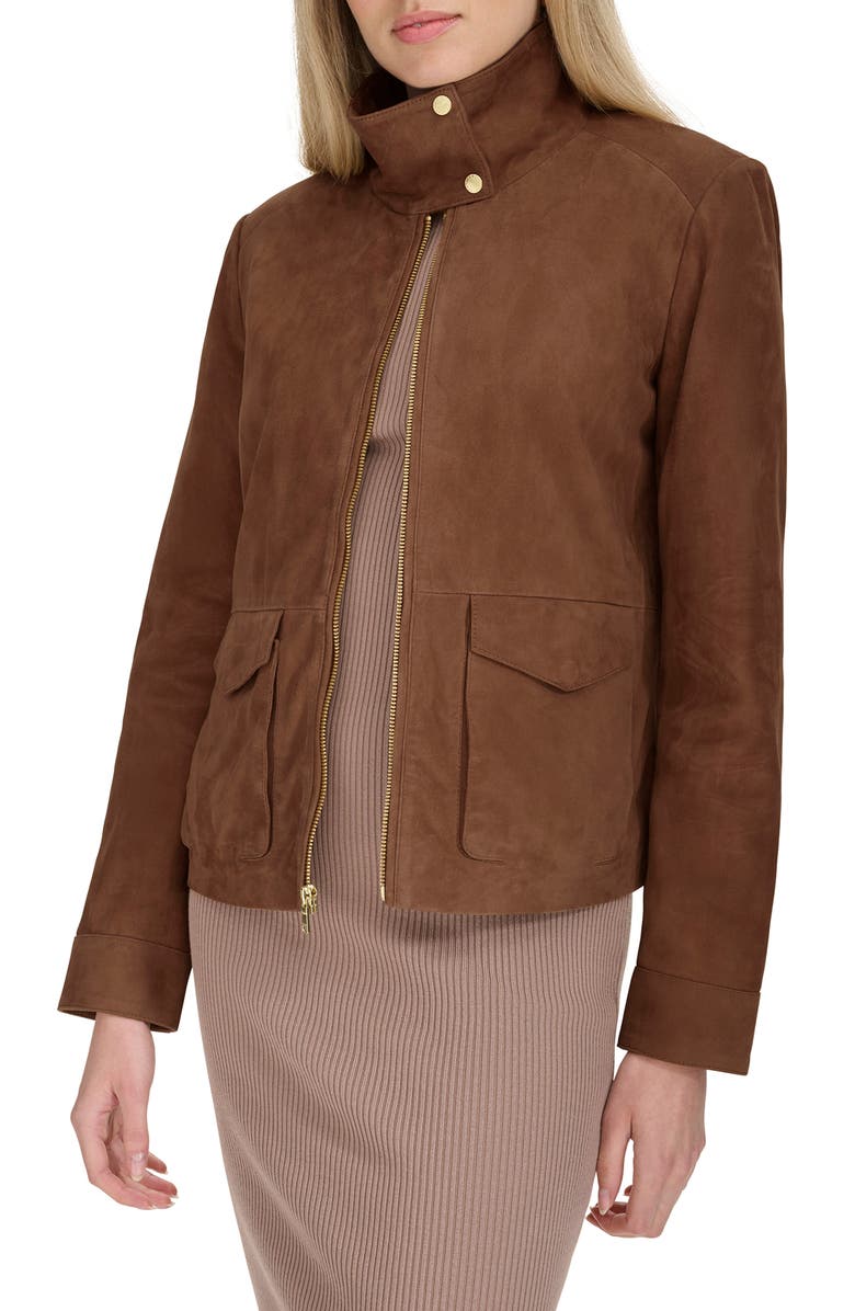 Cole Haan Suede Jacket, Alternate, color,