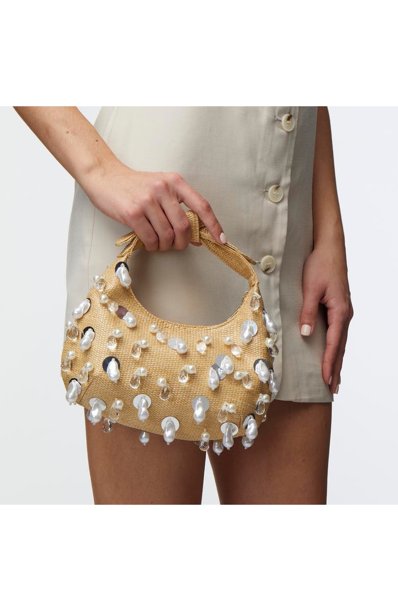 Lele Sadoughi Clementine Crescent Bag, Alternate, color,