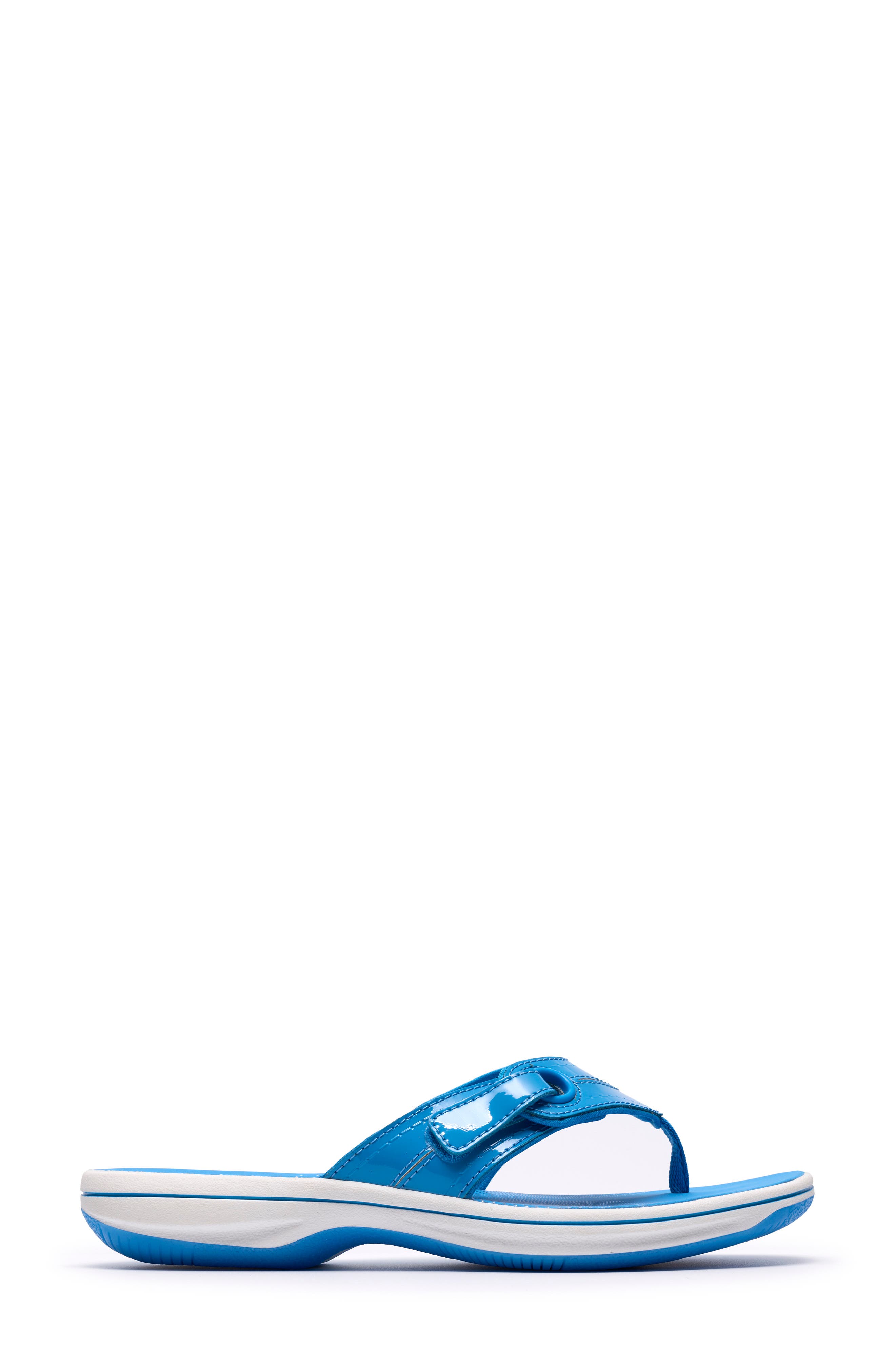 Clarks<sup>®</sup> Breeze Reyna Flip Flop, Alternate, color, Bright Blue