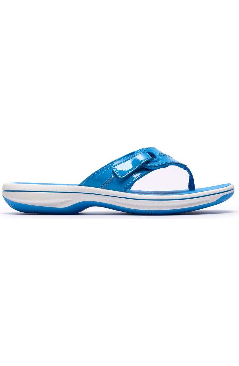 Clarks<sup>®</sup> Breeze Reyna Flip Flop, Alternate, color, Bright Blue
