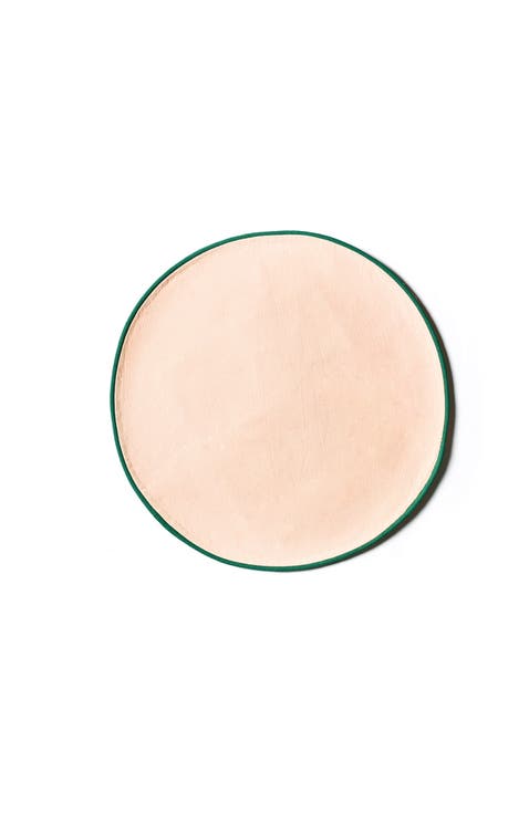 Blush and Pine Color Block Round Placemat Set of 4