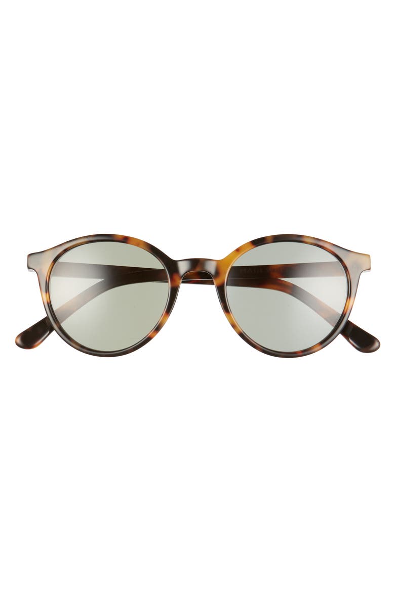 Layton 48mm Round Sunglasses, Alternate, color, TORTOISE
