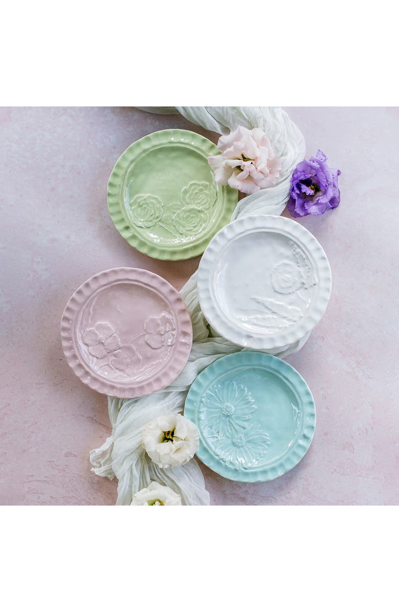 VIETRI Pietri Fiori Canape Plate, Alternate, color, Blue