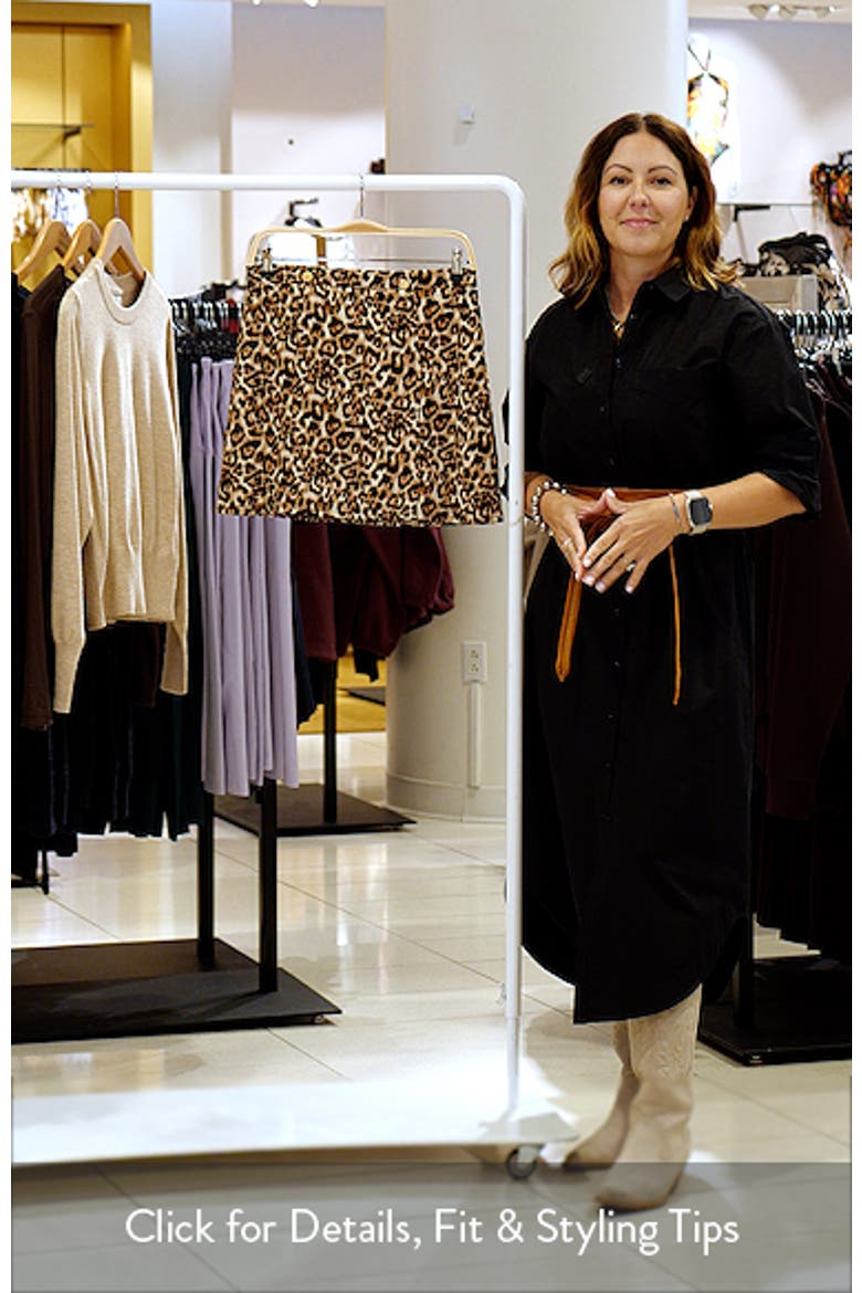Animal Jacquard Miniskirt video