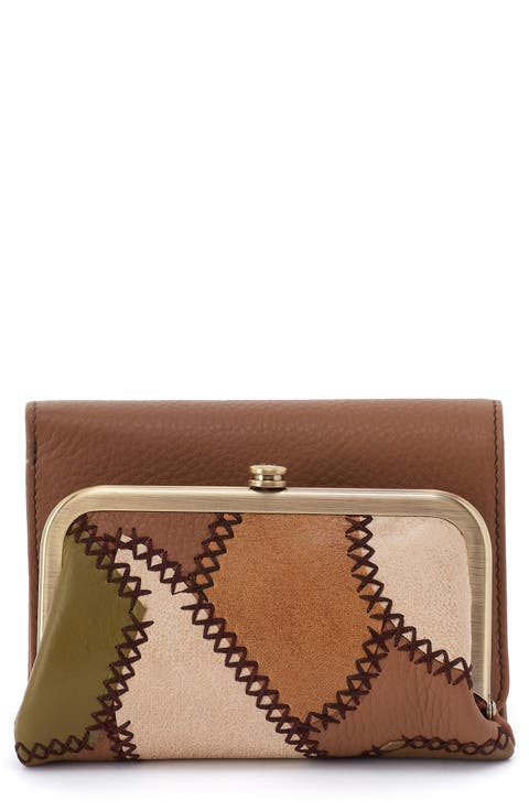 Compact Robin Leather Frame Wallet