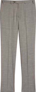 Jack Victor Patrick Tropical Wool, Silk & Linen Blend Pants