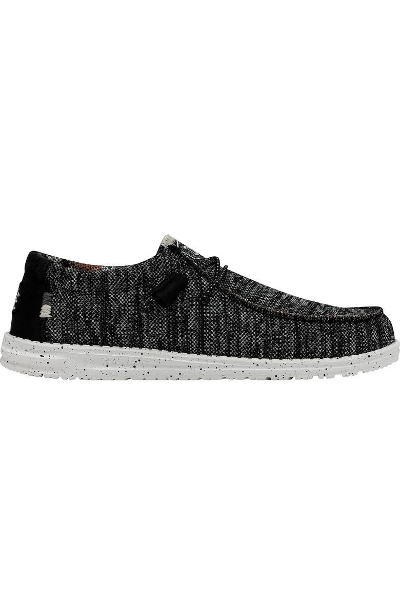 Hey Dude Wally Slip-On Shoe, Alternate, color, Black/ White