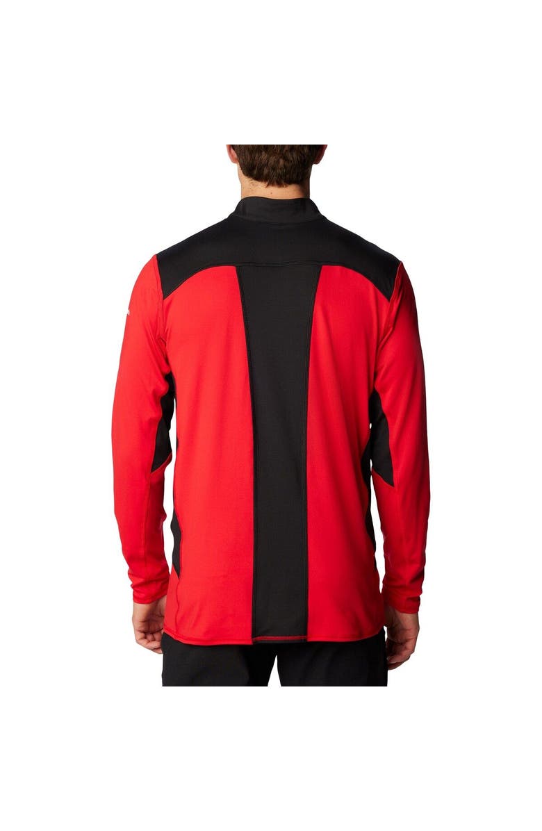 Columbia Men's Columbia Scarlet Nebraska Huskers Tech Trail<sup>™</sup> Omni-Shade Quarter-Zip Top, Alternate, color, Scarlet