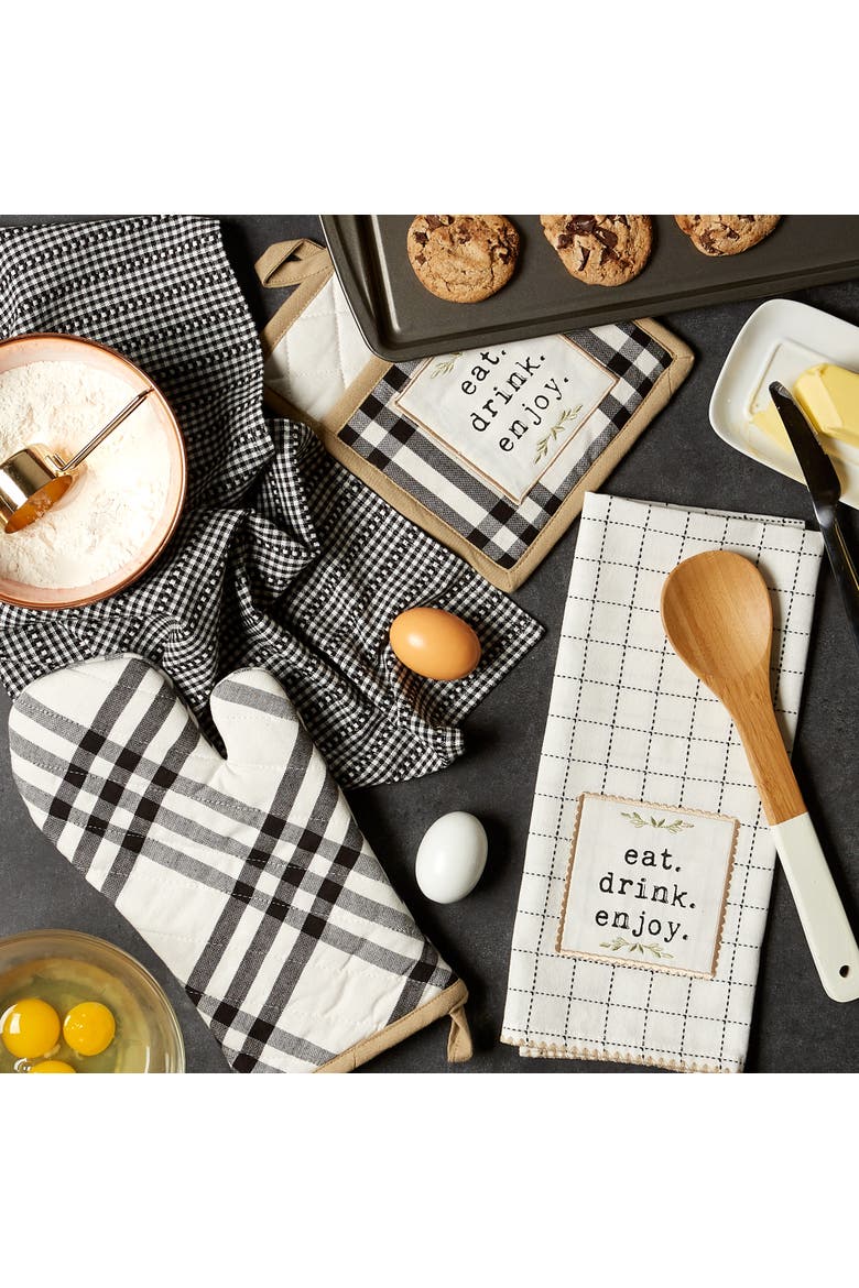 Home Sweet Farmhouse Kitchen Set/4, Alternate, color, Black