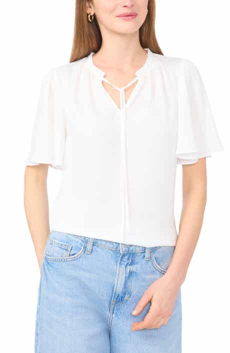 Vince Camuto Tie Neck Top