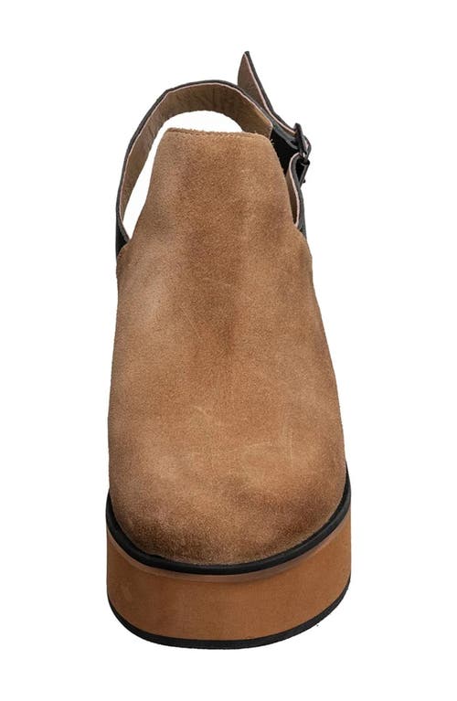 Antelope Isla Platform Slingback Sandal In Brown